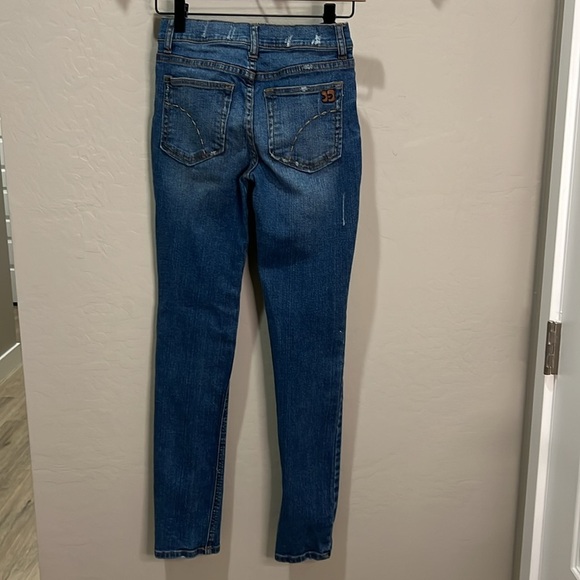 Joes Jeans Girls Liam Slight Distressed Straight Leg Vintage Y2K Blue - Picture 5 of 14